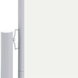 Berkfield Home Retractable Side Awning Cream 200x1200 cm - thumbnail 1