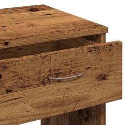 Berkfield Home Elegant Desk Old Wood 80x40x75 cm Engineered Wood in Brown - Size: 80 x 40 x 75 cm - thumbnail 9