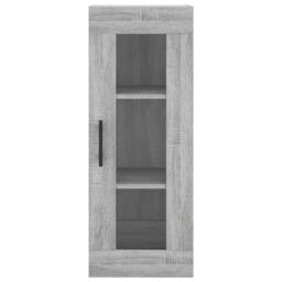 Berkfield Home Highboard Grey Sonoma 34.5x34x180 cm Engineered Wood - thumbnail 6