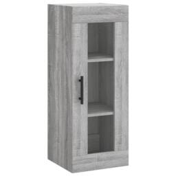 Berkfield Home Highboard Grey Sonoma 34.5x34x180 cm Engineered Wood - thumbnail 5