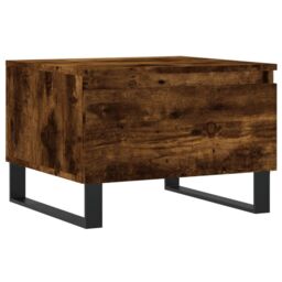 Berkfield Home Coffee Tables 2 pcs Smoked Oak 50x46x35 cm Engineered Wood in Brown - Size: 50 x 46 x 35 cm - thumbnail 5