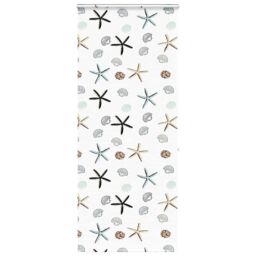 Berkfield Home Shower Roller Blind with Cassette 90x240 cm Fabric Width 86 cm in Black - thumbnail 1