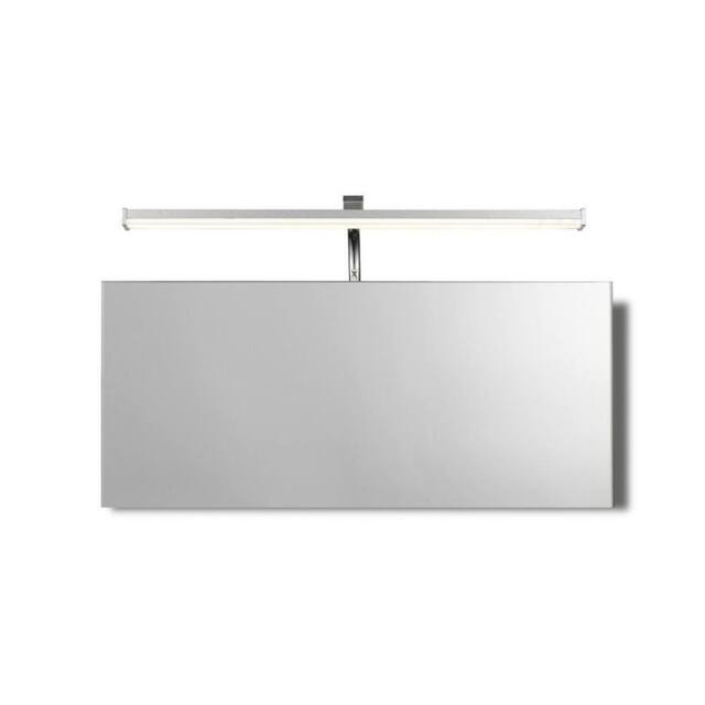 Netlighting Sisley Wall Lamp Chrome 7W 420lm 4000K IP44 LED Frosted Acrylic in Silver - image 1