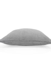 Appletree 'Bruges' Filled Cushion With Geo Waffle Texture in Silver - Size: 43 cm x 43 cm - thumbnail 5