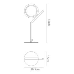 Netlighting Olimpia Table Lamp 8W LED 3000K 600lm IP20 Satin Gold - thumbnail 2