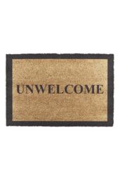 Artsy Mats Unwelcome Coir Doormat (60 x 40cm) in Light Brown - Size: 40 x 60 cm - thumbnail 5