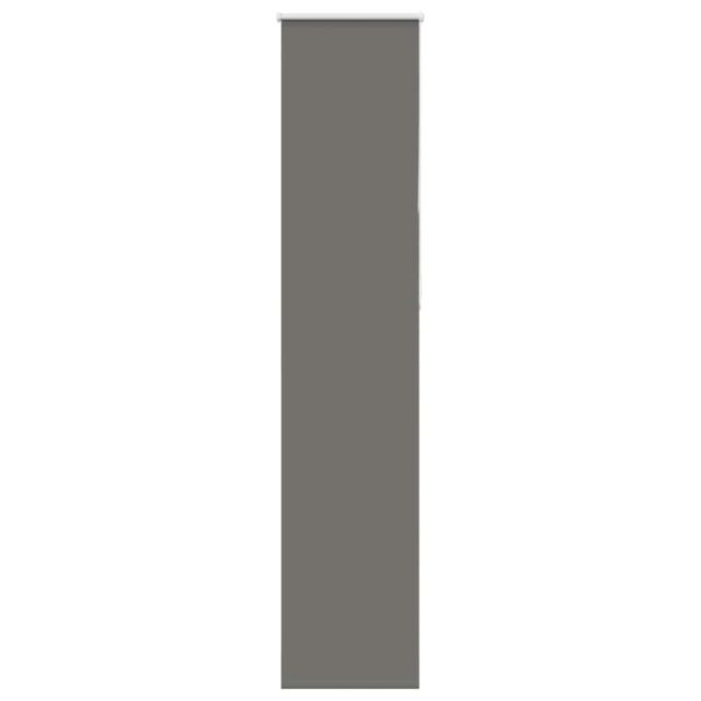 Berkfield Home Roller Blind Blackout Grey 40x210 cm Fabric Width 35.7 cm Polyester - image 1