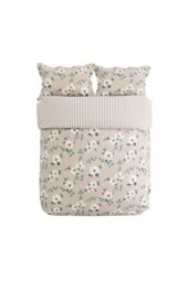 Sanderson 'Poets Rose' Cotton Duvet Cover Set in Pink - Size: King - thumbnail 3