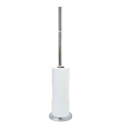 mysmartbuy Toilet Paper Holder & Store - Freestanding Stainless Steel Bathroom Loo Roll Stand - Holds 4 Rolls, H67cm x 15cm Diameter - thumbnail 3