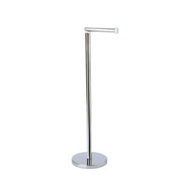 mysmartbuy Toilet Paper Holder & Store - Freestanding Stainless Steel Bathroom Loo Roll Stand - Holds 4 Rolls, H67cm x 15cm Diameter - thumbnail 4
