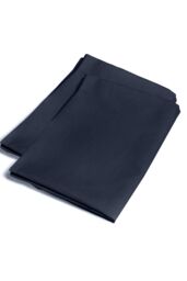 Serene 'Plain Dyed' Soft Touch Pair of Housewife Pillowcases in Navy - Size: Standard Pillow Case - thumbnail 2