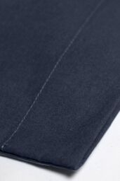 Serene 'Plain Dyed' Soft Touch Pair of Housewife Pillowcases in Navy - Size: Standard Pillow Case - thumbnail 3