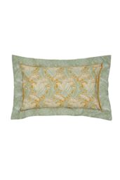 Morris & Co 'Laceflower' Cotton Duvet Cover Set in Green - Size: Single - thumbnail 3