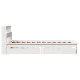 Berkfield Home Bookcase Bed without Mattress White 100x200 cm Solid Wood Pine - thumbnail 5