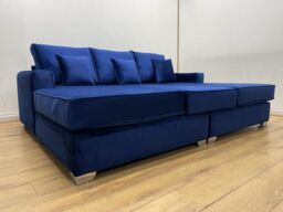 HOB Furniture Charles Cinema Sofa - 8ftx6ft in Dark Blue - thumbnail 3
