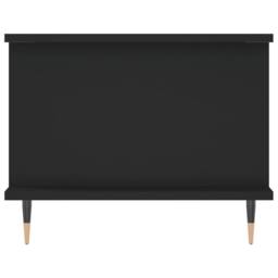 Berkfield Home Coffee Table Black 90x50x40 cm Engineered Wood - Size: 90 x 50 x 40 cm - thumbnail 7