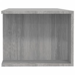 Berkfield Home TV Cabinet with LED Lights Grey Sonoma 135x39x30 cm - Size: 135 x 39 x 30 cm - thumbnail 5
