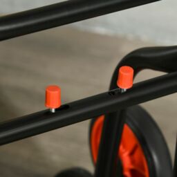 DURHAND Trolley Hand Trucks 6-Wheels Foldable Load Cart Steel, Red in Black - thumbnail 9