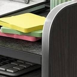 Havendro 5 Tier Black Office Files Filing Tray Document Tidy Storage Shelf Rack - thumbnail 4