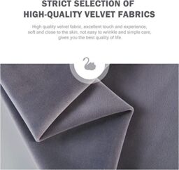 HomeTouch Selma Set of 4 Luxury Velvet Kitchen Dining Chairs with Silver Steel Legs in Grey - Size: 4 Pack - thumbnail 8