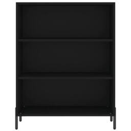 Berkfield Home Highboard Black 69.5x32.5x180 cm Engineered Wood - thumbnail 5