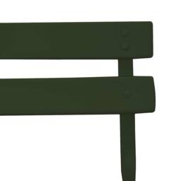Berkfield Home Outdoor Chairs Dark green Metal Medium Foldable Patio Chair - thumbnail 9