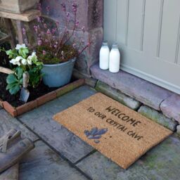 Artsy Mats Welcome To Our Crystal Cave Doormat (60 x 40cm) in Brown - Size: 40 cm x 60 cm - thumbnail 3