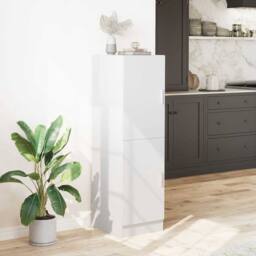 Berkfield Home Kitchen Cabinet White 38x41.5x131.5 cm Engineered Wood