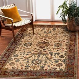 RugsX Wool Polonia Rug in Red - Size: 235 cm x 350 cm - thumbnail 4