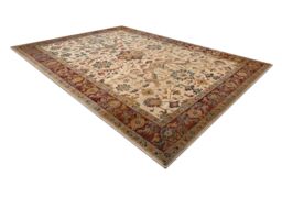 RugsX Wool Polonia Rug in Red - Size: 235 cm x 350 cm - thumbnail 3
