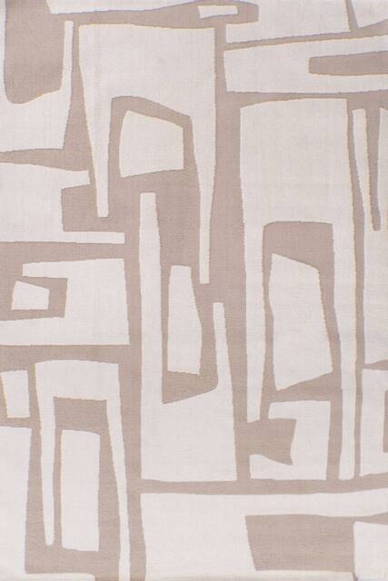 THE RUGS Loft Abstract Living Room Area Rug & Runners Soft Pile in Beige - Size: 80 cm x 150 cm - image 1