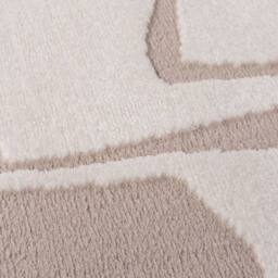 THE RUGS Loft Abstract Living Room Area Rug & Runners Soft Pile in Beige - Size: 80 cm x 150 cm - thumbnail 5