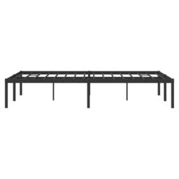 Berkfield Home Metal Bed Frame Black 120x190 cm Small Double - thumbnail 6