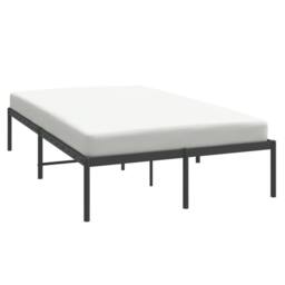 Berkfield Home Metal Bed Frame Black 120x190 cm Small Double - thumbnail 4