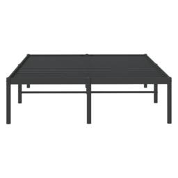Berkfield Home Metal Bed Frame Black 120x190 cm Small Double - thumbnail 5