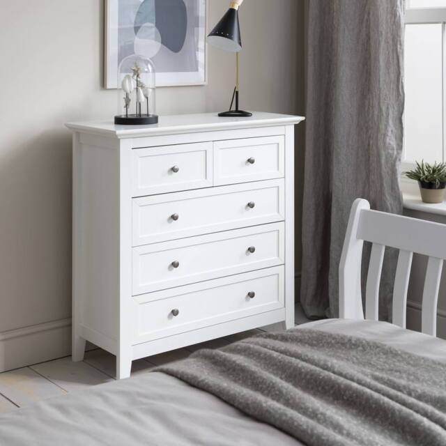 Nöa and Nani Karlstad Chest of Drawers 2+3 Drawer in White - image 1