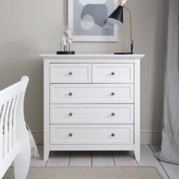 Nöa and Nani Karlstad Chest of Drawers 2+3 Drawer in White - thumbnail 2
