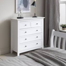 Nöa and Nani Karlstad Chest of Drawers 2+3 Drawer in White - thumbnail 1