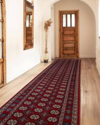 RugsX Wool Nain Runner in Red - Size: 80 cm x 350 cm - thumbnail 3