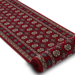 RugsX Wool Nain Runner in Red - Size: 80 cm x 350 cm - thumbnail 2