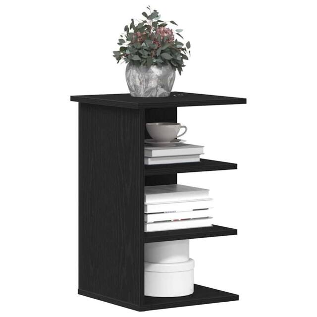 Berkfield Home Side Cabinet Black Oak 35x35x55 cm Engineered wood - Size: 35 x 35 x 55 cm - image 1
