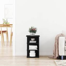 Berkfield Home Side Cabinet Black Oak 35x35x55 cm Engineered wood - Size: 35 x 35 x 55 cm - thumbnail 4