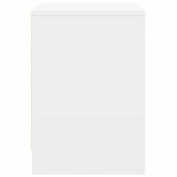 Berkfield Home Durable Bedside Cabinets 2 pcs with Drawer White 40x34x50 cm - Size: 40 x 34 x 50 cm - thumbnail 6