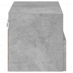 Berkfield Home TV Wall Cabinet Concrete Grey 60x30x30 cm Engineered Wood - Size: 60 x 30 x 30 cm - thumbnail 9