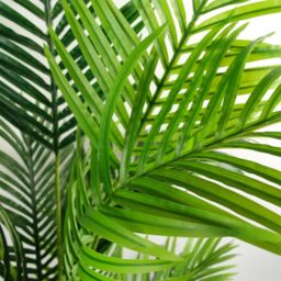 Leaf 180cm Artificial Palm Tree Extra Large Copper Planter in Green - thumbnail 2