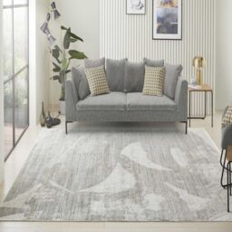 The Rug Shop UK Grey Modern Luxurious Easy to clean Machine Made Area Rug - Size: 170 cm x 240 cm - thumbnail 1