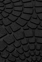 JVL Mosaic Scraper Rubber Doormat 45x75cm in Black - Size: 45 cm x 75 cm - thumbnail 3