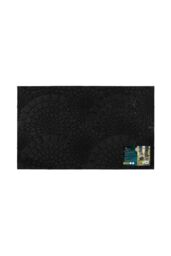 JVL Mosaic Scraper Rubber Doormat 45x75cm in Black - Size: 45 cm x 75 cm - thumbnail 6