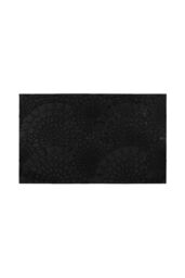 JVL Mosaic Scraper Rubber Doormat 45x75cm in Black - Size: 45 cm x 75 cm - thumbnail 1