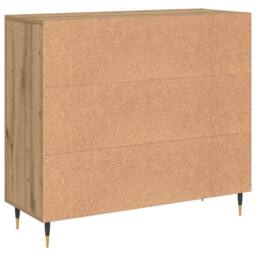 Berkfield Home Sideboard with Storage with Door Brown 90 x 34 x 80 cm Engineered wood - thumbnail 8